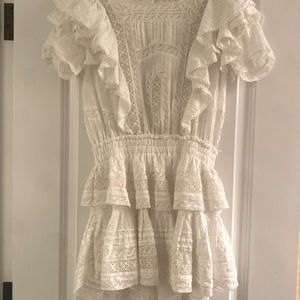 Crème Love Shack Fancy minidress